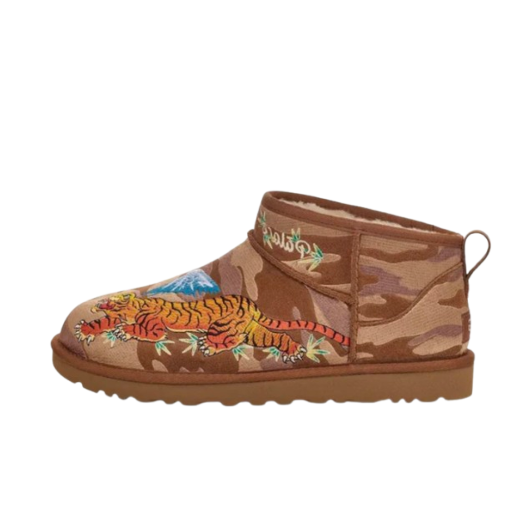 UGG x Palace Classic Ultra Mini Boot Chestnut Camo