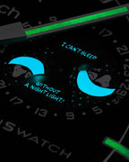 Swatch x Omega Bioceramic Moonswatch Mission to the Moonphase Snoopy Black