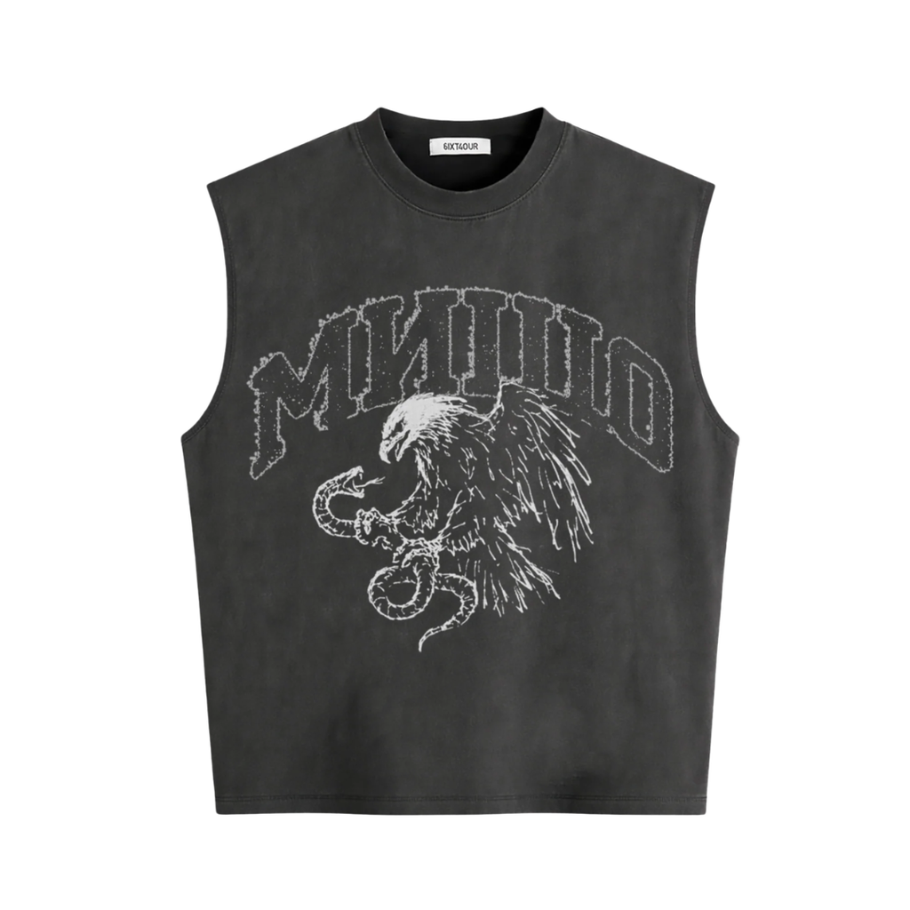 6IXT4OUR Hungry eagle Misho - Tank top
