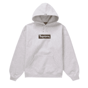 Supreme Box Logo Hooded Sweatshirt (FW23) Ash Grey