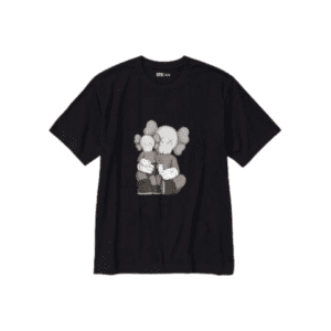 Uniqlo T-Shirt KAWS Black Graphic