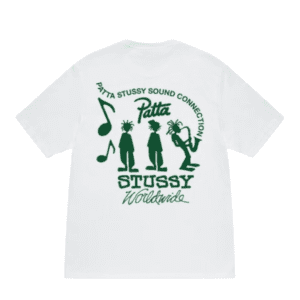 Stussy X Patta Sound Connection Tee White
