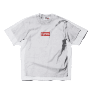 Supreme x MM6 Maison Margiela Box Logo Tee White