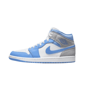 AIR JORDAN 1 MID UNIVERSITY BLUE GREY