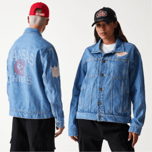 NEW ERA NFL DENIM JACKET KANSAS CITY CHIEFS