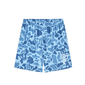6IXT4OUR BLUE CAMO MESH PANTS