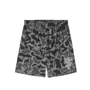 6IXT4OUR BLACK CAMO MESH PANTS