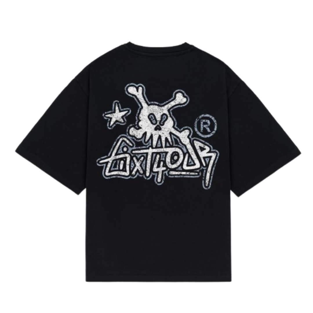 6IXT4OUR SKULL TAG T-SHIRT