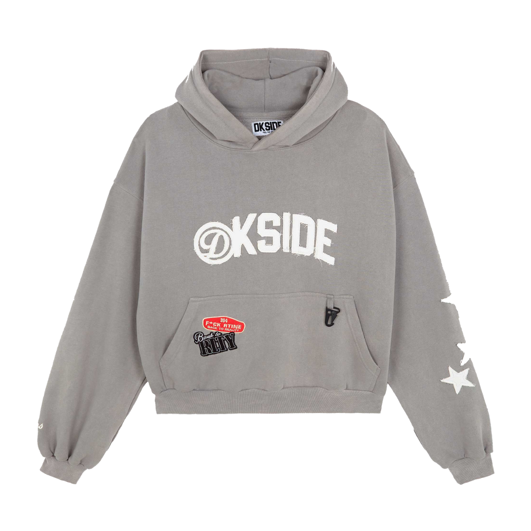 DKSIDE GREY ORIGINS HOODIE