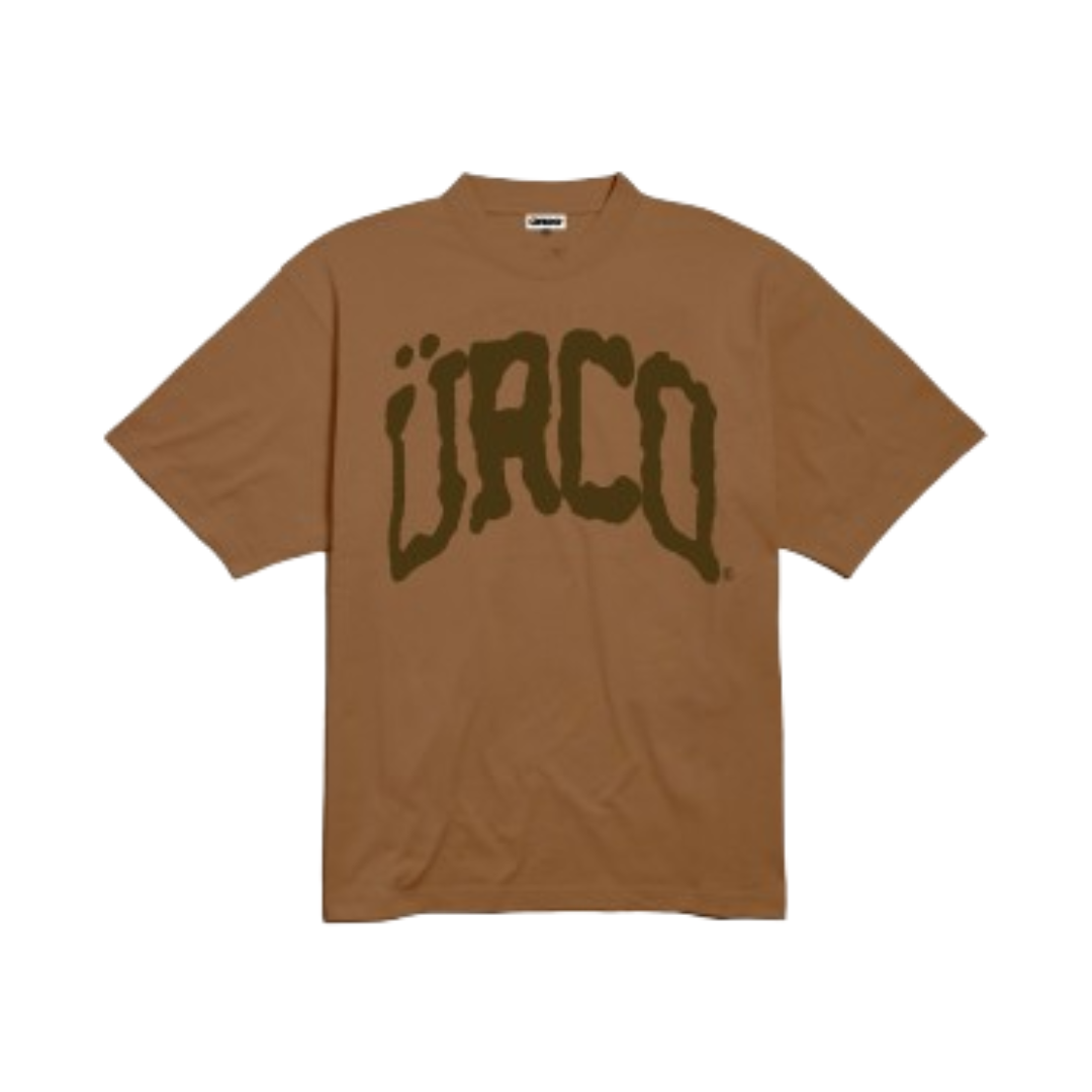 ÜRCO LOGO TEE BROWN