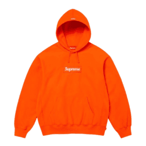 Supreme Box Logo Hooded Sweatshirt (FW24) Dark Orange