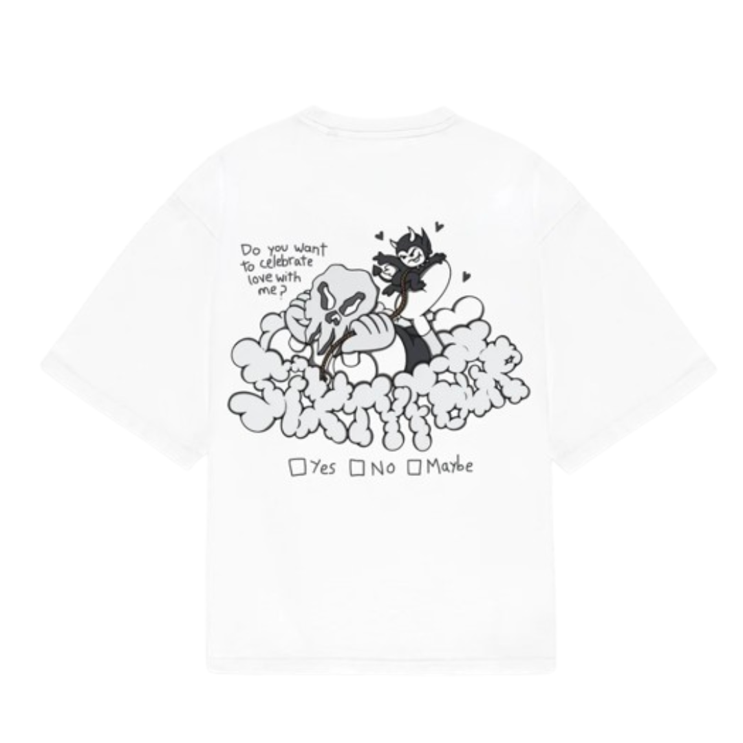 6IXT4OUR CELEBRATE LOVE - WHITE T-SHIRT