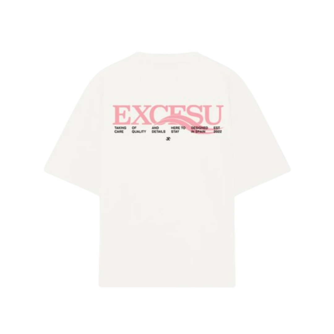 EXCESU Ondas Off White Tee