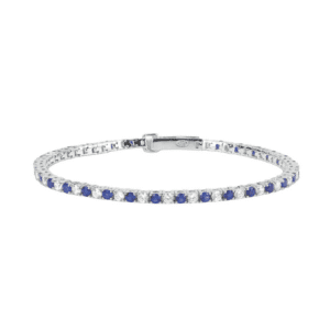 KATERIN Bracciale tennis Silver Argento 925 Blue