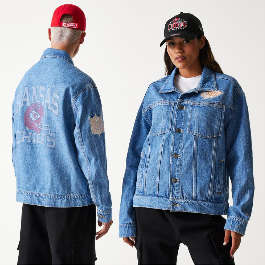 NEW ERA NFL DENIM JACKET KANSAS CITY CHIEFS