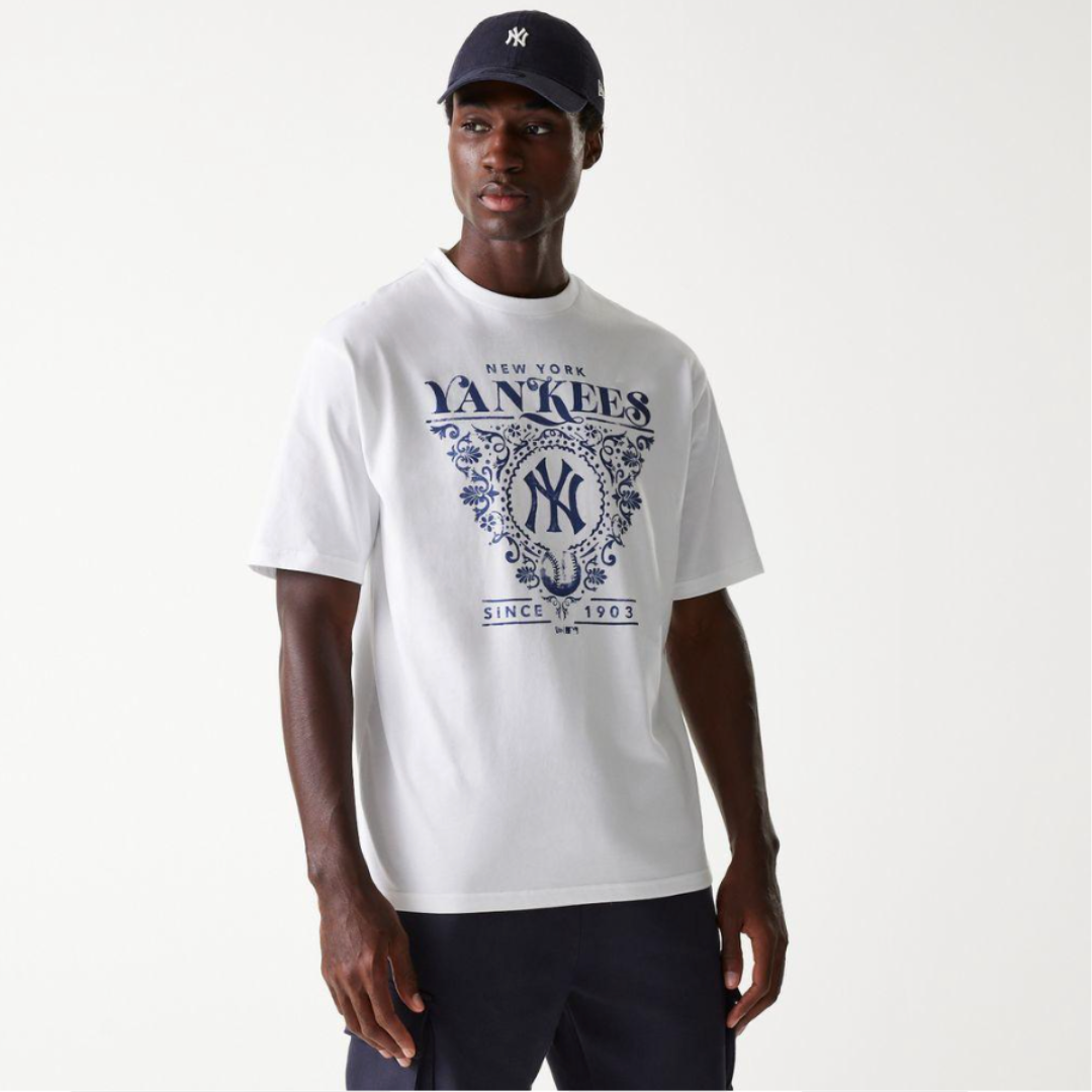 NEW ERA MLB FLORAL GRAPHIC TEE