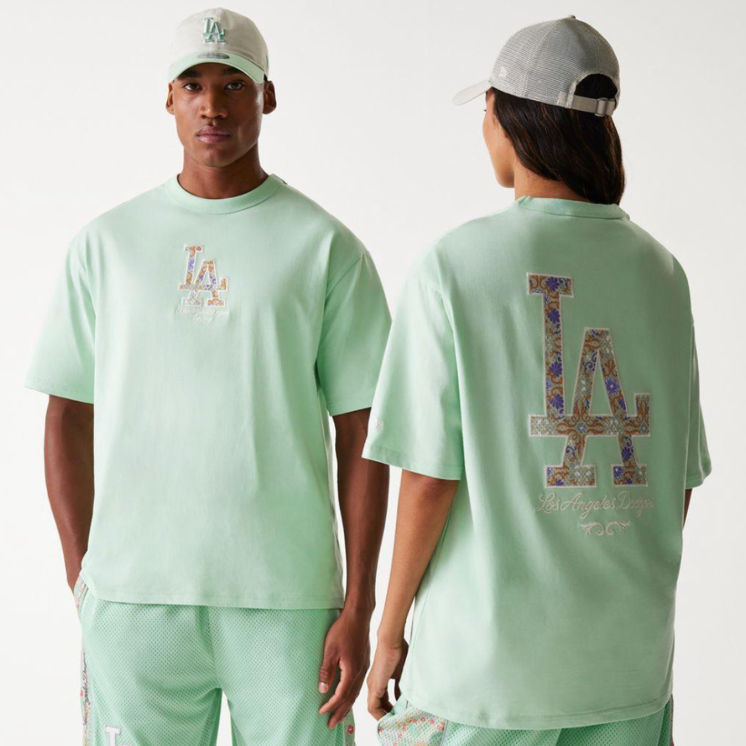 NEW ERA MLB INFILL OS TEE LOS ANGELES DODGERS