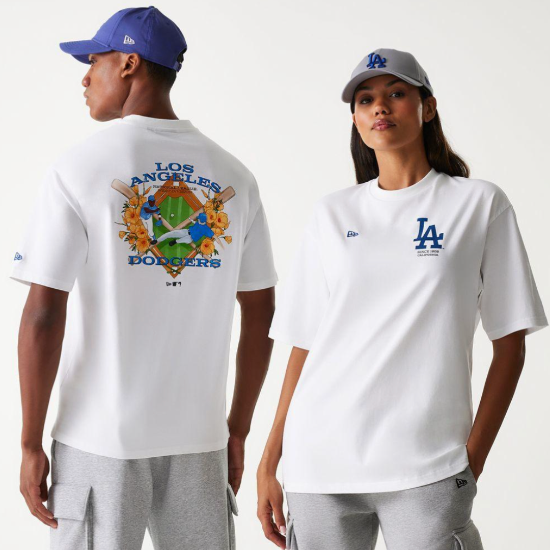 NEW ERA MLB BASEBALL GRPHC OS TEE LOS ANGELES DODGERS