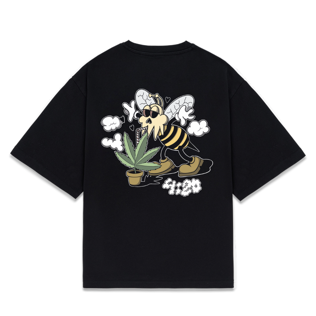 6IXT4OUR BEE HAPPY BLACK