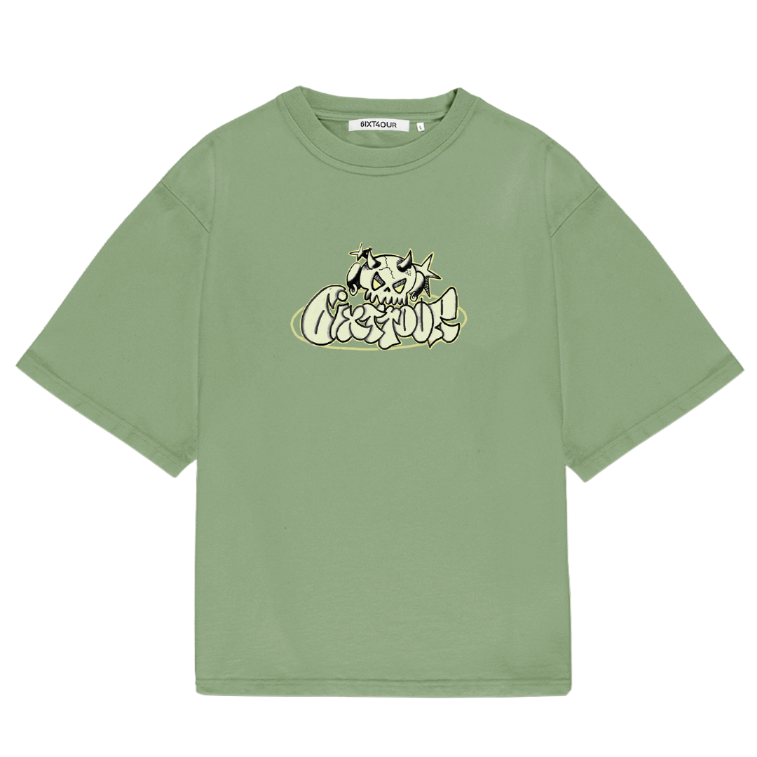 6IXT4OUR GREEN - DEMON GRAPHIC