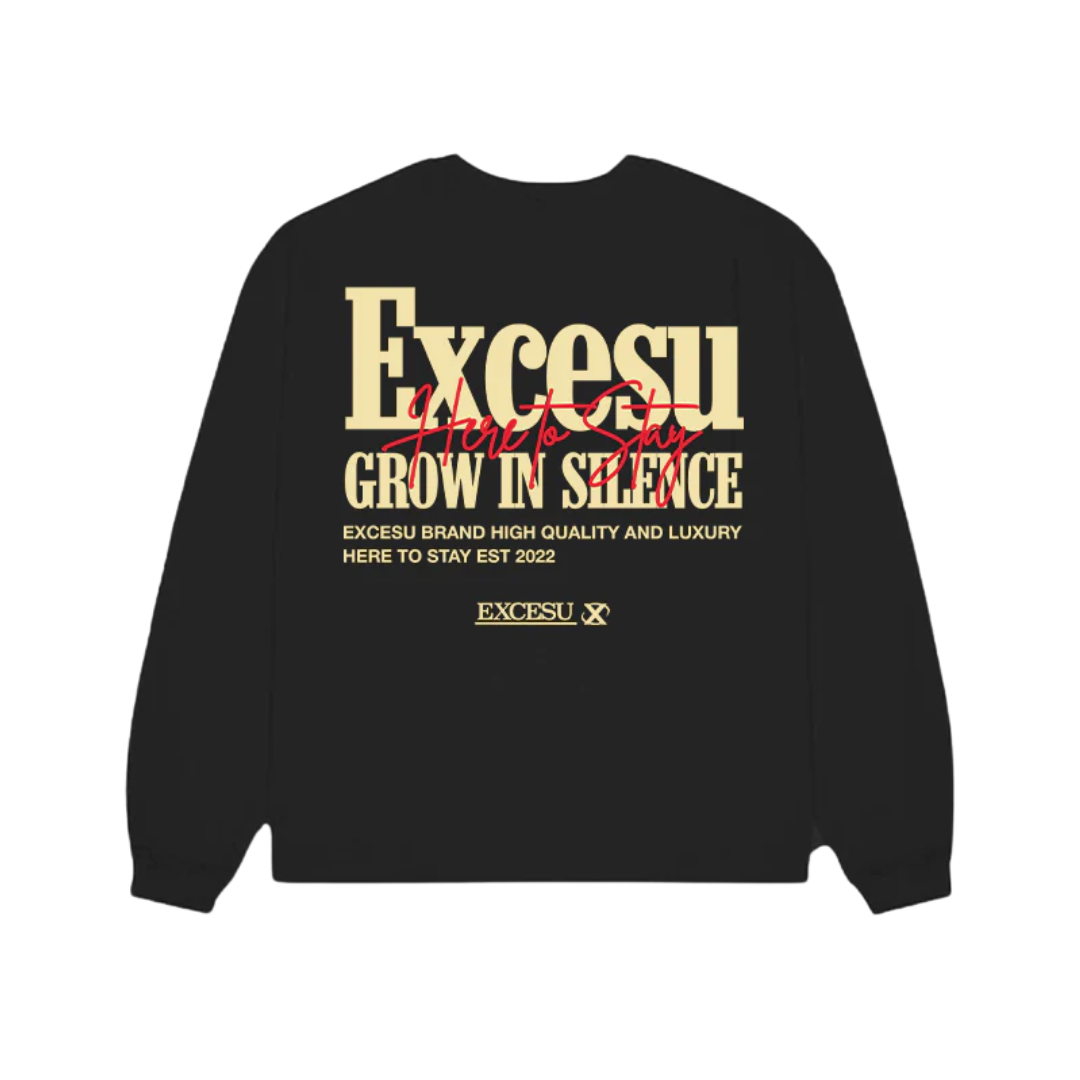 EXCESU Longsleeve Grow In Silence