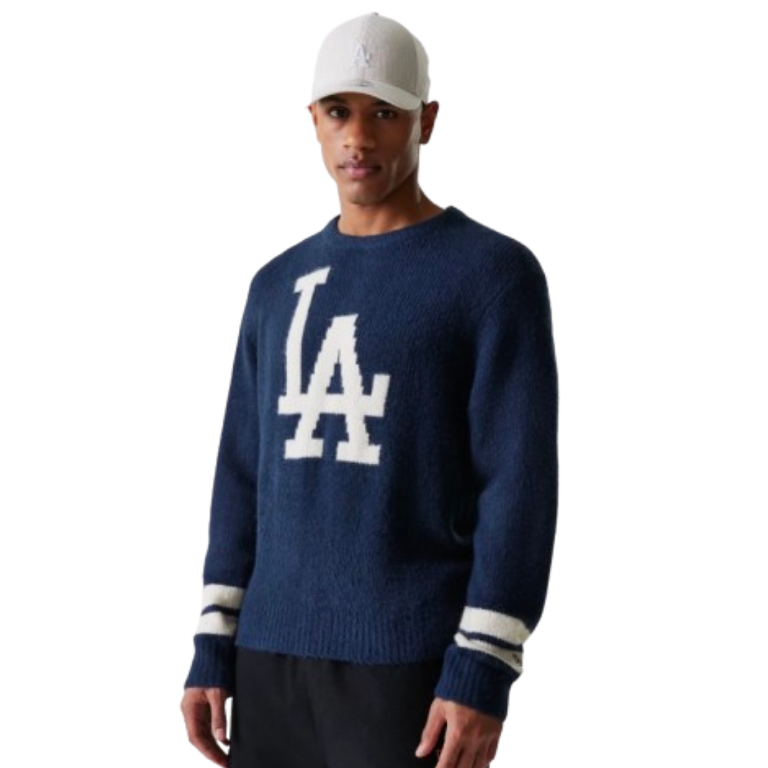 NEW ERA Jersey de punto oversized LA Dodgers MLB Azul Marino