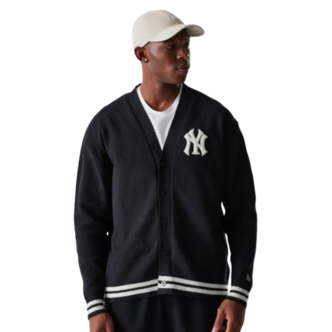 New Era Cardigan de punto New York Yankees MLB Negro