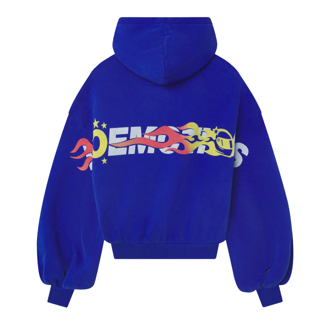 NOEMOTIONS FLASH HOODIE BLUE