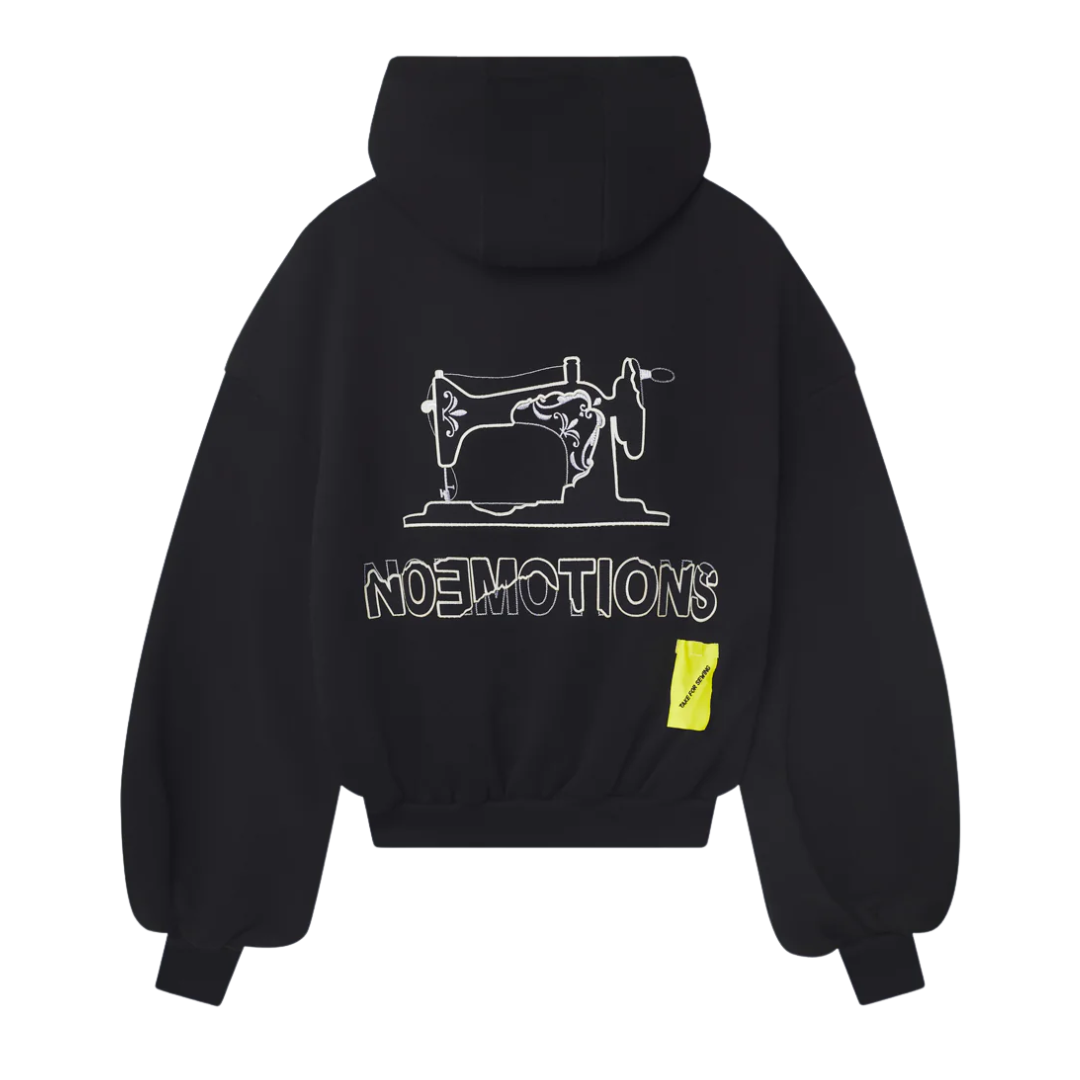 NOEMOTIONS IRONIC HOODIE BLACK