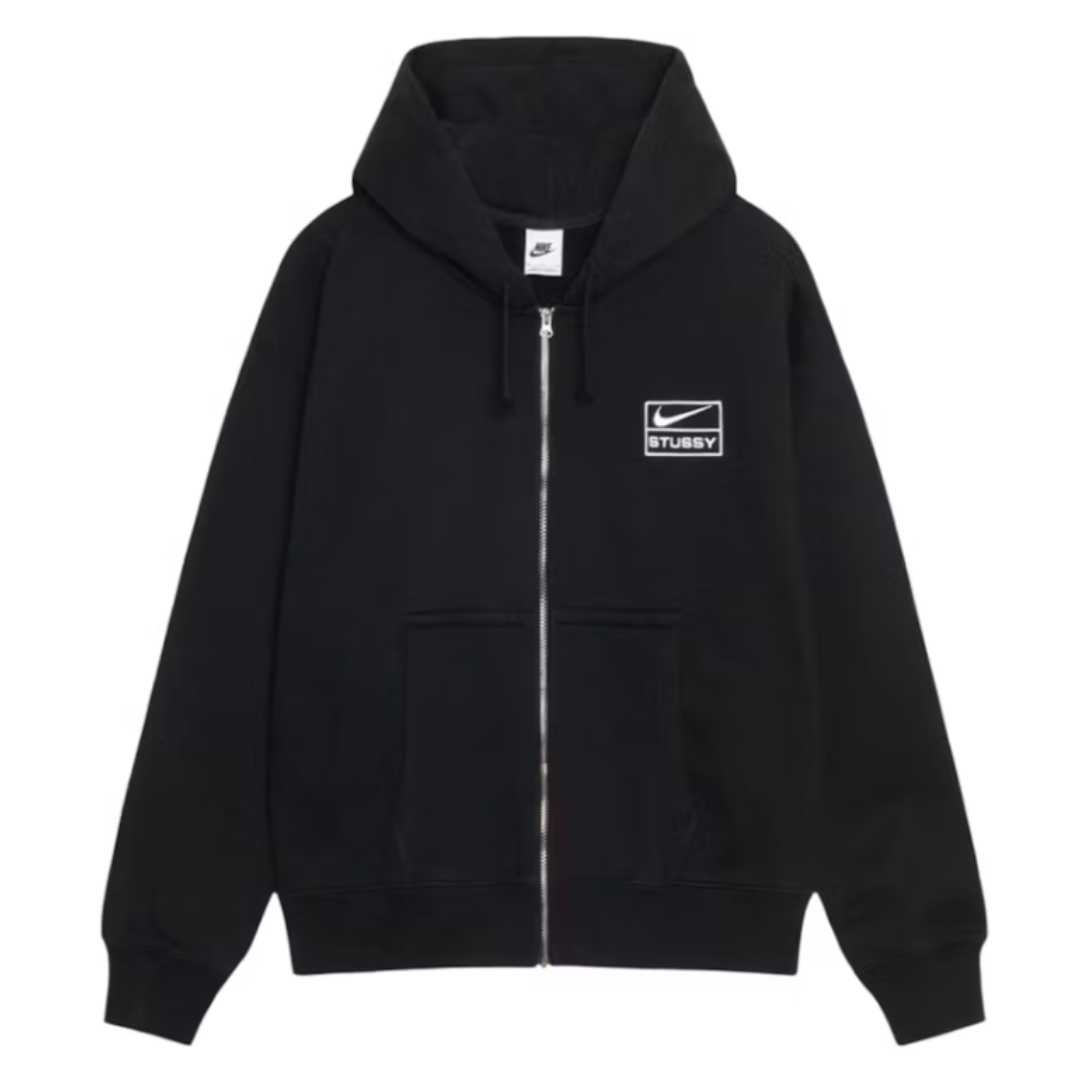Stussy x Nike Fleece Hoodie Black