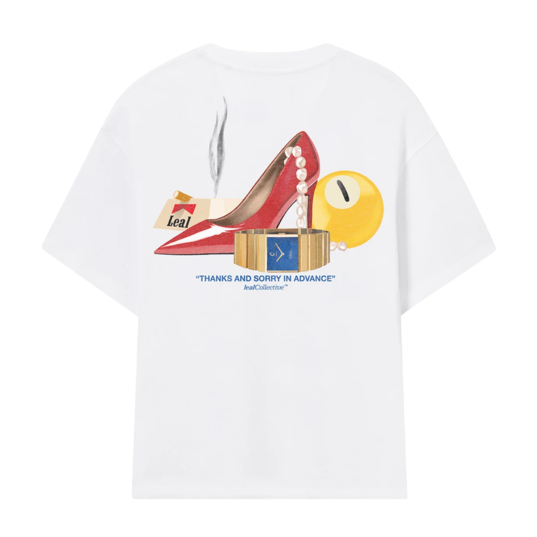 LEAL COLLECTIVE MIDAS TEE WHITE